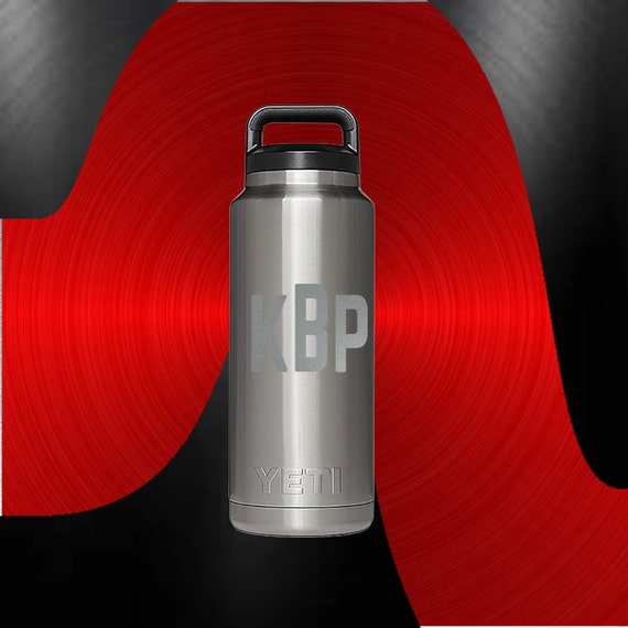 YETI water bottle 36 oz monogram Yeti bottle Yeti by Kappstudio