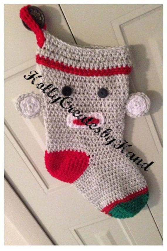 Christmas Sock Monkey Stocking 17