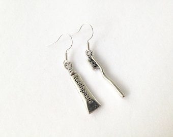 Dental Earrings,Dental Hygiene,dental hygiene gifts,dental hygienist gift,Dental Jewelry