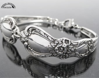 Spoon Bracelet Adjustable 1953 Heritage Spoon Jewelry, Silverware Jewelry, Anniversary Gift Birthday Gift For Her, Mom Wife Mothers Day Gift