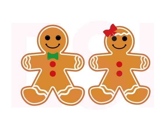 gingerbread boy and girl clipart - photo #9