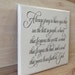 Always pray custom sign Christian wall art religious sign