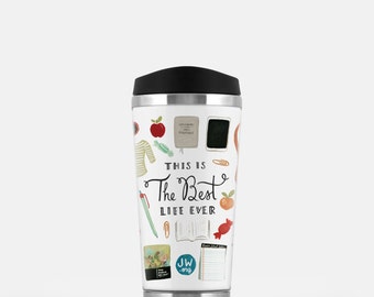 Best Life Ever Stainless Steel Travel Mug, Pioneer Gift, JW Gift, JW.org, Jehovah's Witnesses, Pioneer School Gift