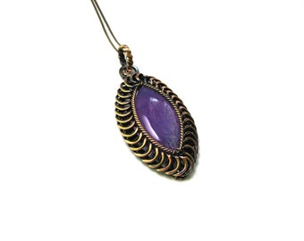 Gift-for-mom gift Anniversary gift-for-wife gift pendant Artisan jewelry Charm necklace Unique gift idea for her OOAK Wire wrapped