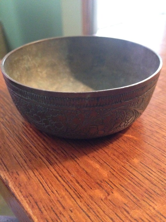 Antique Small Brass Bowl