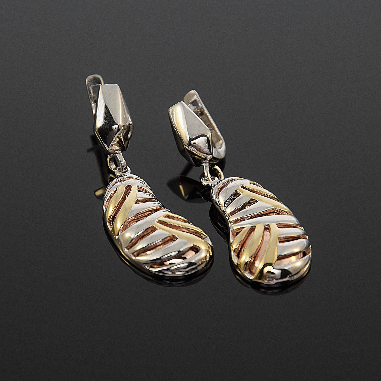 Dangle earrings Silver earrings Unique earrings Women