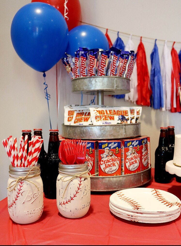 painted-mason-jar-set-baseball-themed-party-decor-baseball