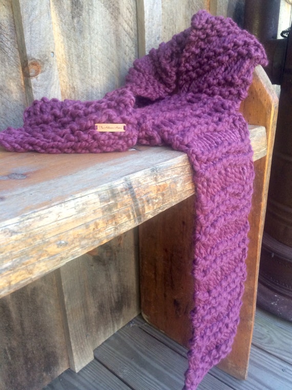 Knitting Pattern Infinity Scarf Cowl THE BERLIN Chunky Outerwear from TheAutu...