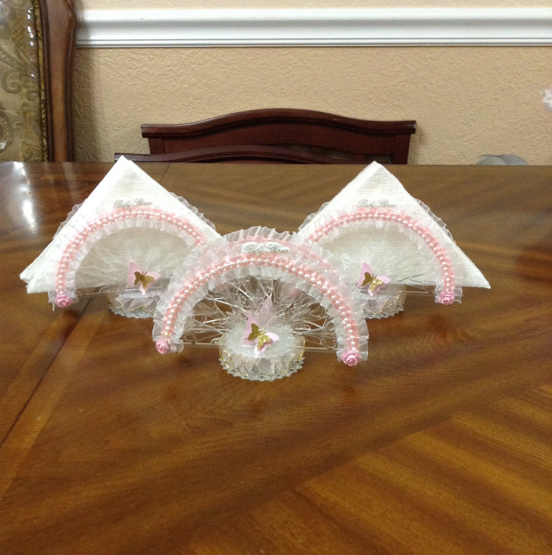 Plastic Party Napkin Holders / Elegant napkin base/ Napkin