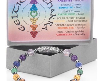 Celtic Chakra bracelet
