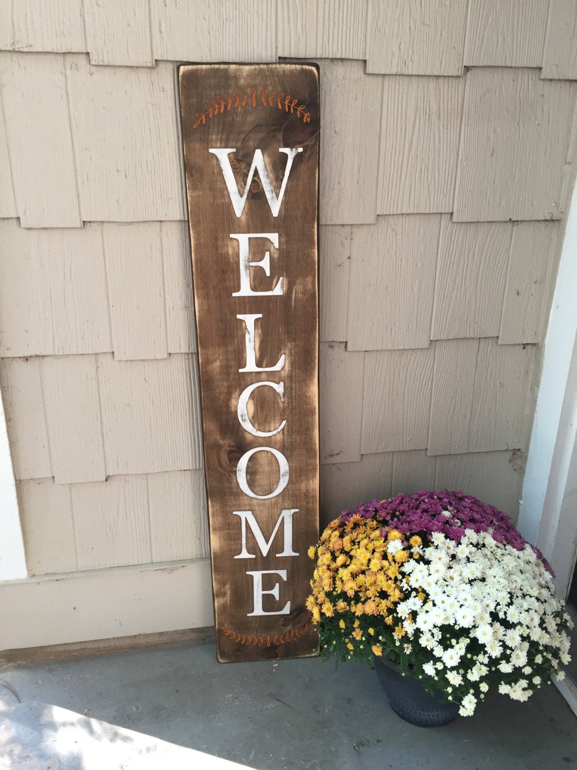 welcome sign welcome home front porch sign large welcome