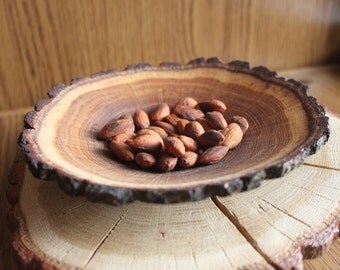 wooden bowl natural art wood slice art wooden dishes oak platter wooden plates wooden dinnerware artistic wood bowl unique wood bowl