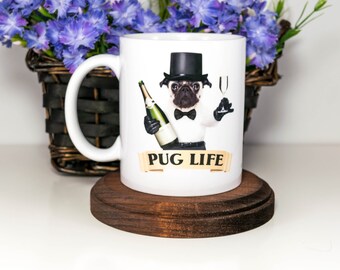 pug presents for him pug mugs etsy pug presents for him pug mugs etsy