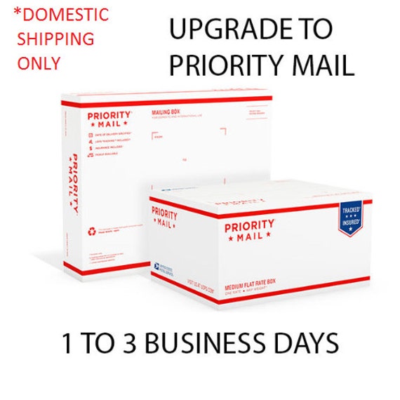 Upgrade Shipping 1 3 Business Days Usps Priority Mail 7317