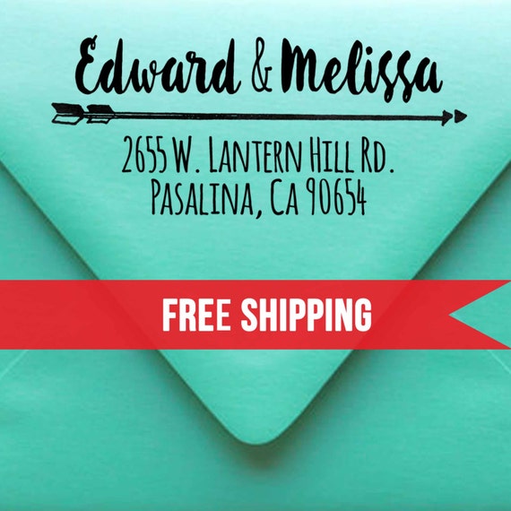 Custom return address stamp self inking personalized stamp