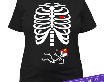Halloween maternity shirt | Etsy