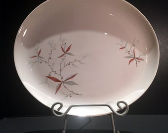 Vintage (1950's) Syracuse "Finesse" Carefree True China Oval Serving Platter