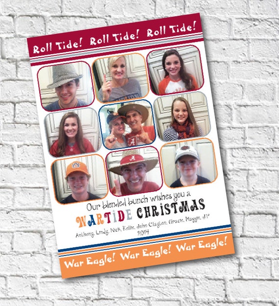 Blended Family Christmas Cards 