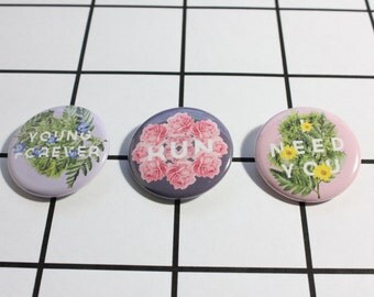 HYYH BTS Bangtan Button Pin Set