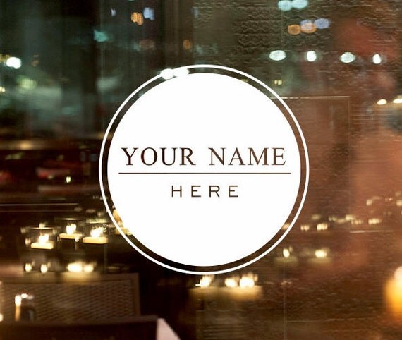 Custom Window Decal Storefront decals Retail store Decals