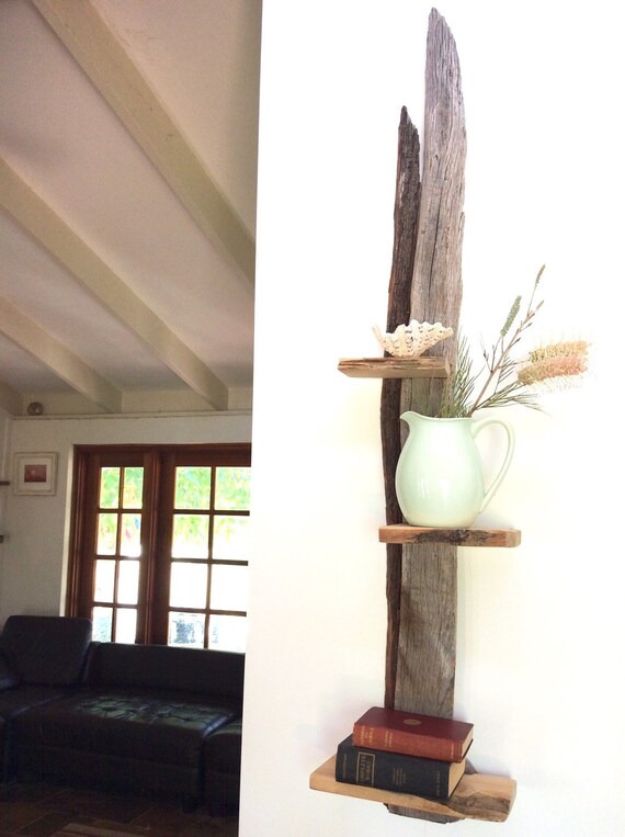 Floating Shelves Rustic Driftwood style Perth Banksia and Huon