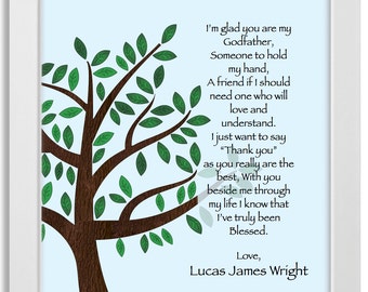 Godfather poem | Etsy