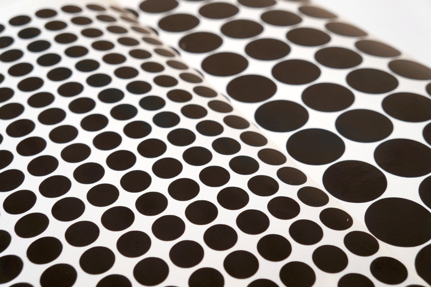 100 Black polka dots stickers vinyl Home decor Polka dot