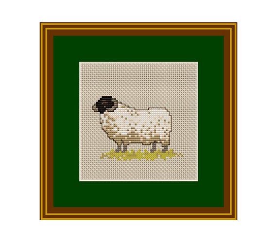 sheep cross stitch graph