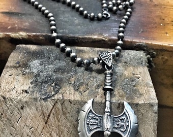 mens necklace pendant necklace mens sterling silver necklace men necklace silver men necklace chain mens necklace mens gift necklace hammer