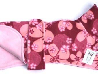 Pink Orchid Design Funky Fleece Dog Coat