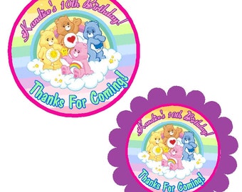 Care bears labels | Etsy