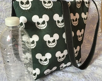 Jack Skellington Mickey Head Disney Cross Body Messenger Bag
