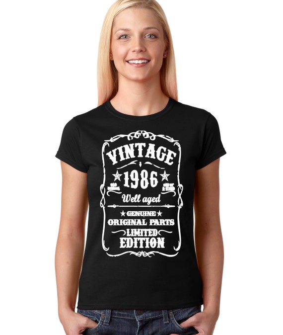 Women's 31th Birthday Gift T-shirt 1986 Birthday Born In