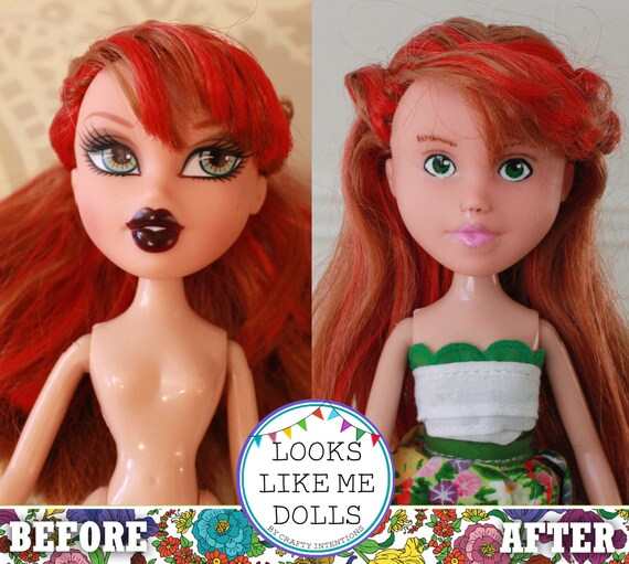 Items similar to ON SALE Looks Like Me Doll Bratz Doll MakeUnder Red