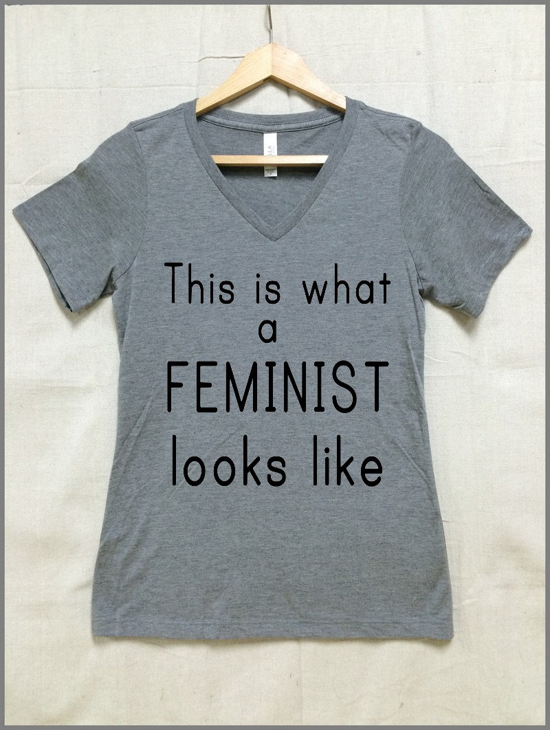 This is what a Feminist Looks Like. LADIES Relaxed fit Vneck