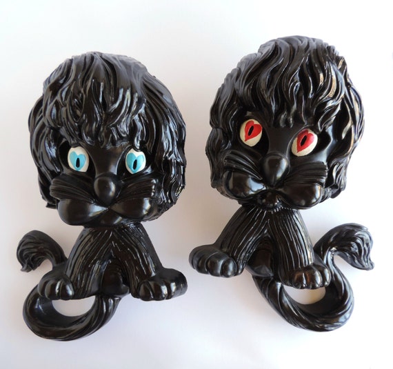 Vintage HomCo Black Lion Wall Hangings Retro Home Decor