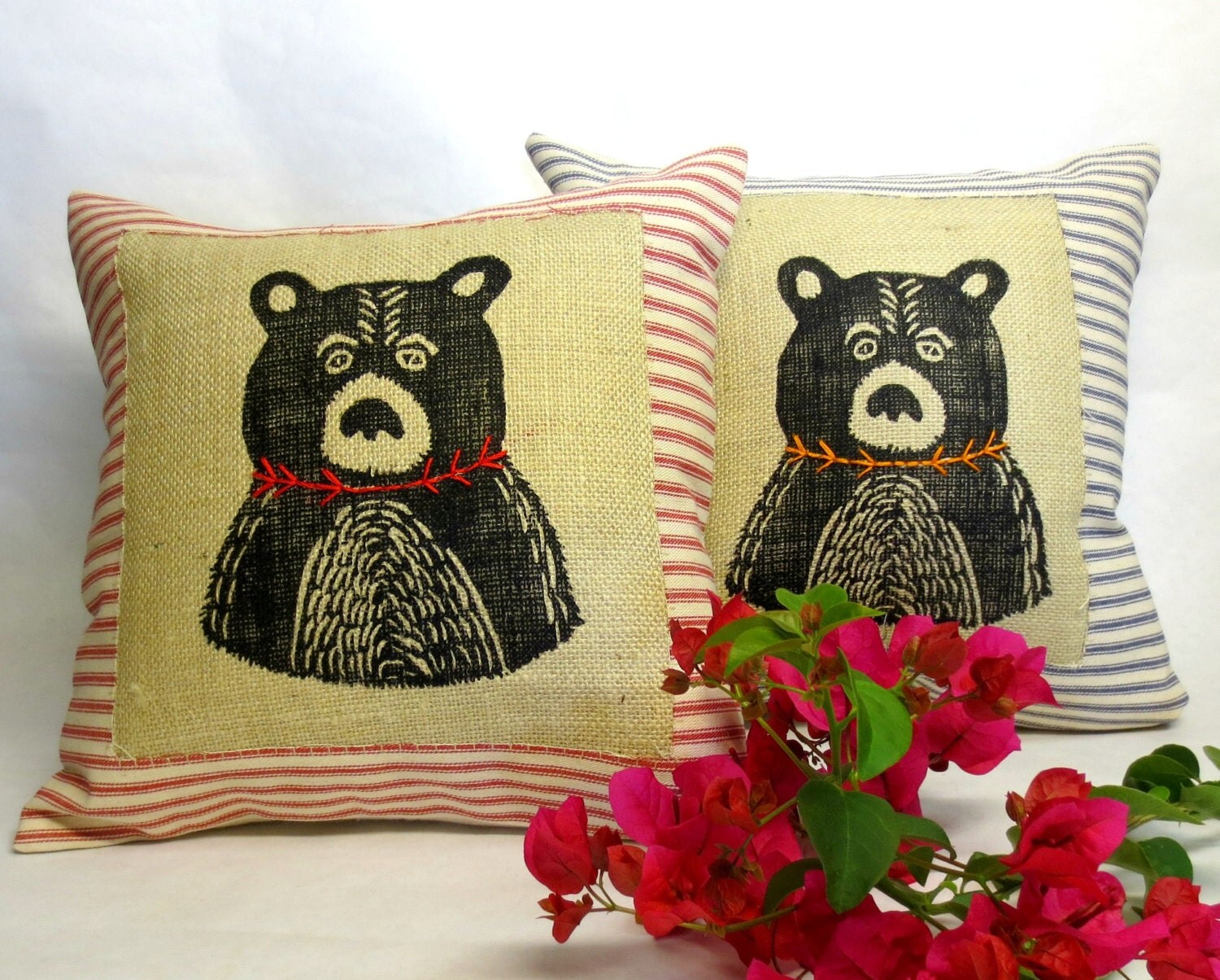 bear pillows for couch