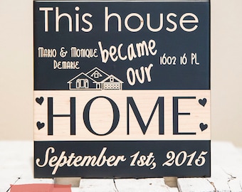 new home sign new home housewarming gift personalized christmas gift new home decor - Personalized Home Decor new home sign new home housewarming gift personalized christmas gift new home decor - Personalized Home Decor