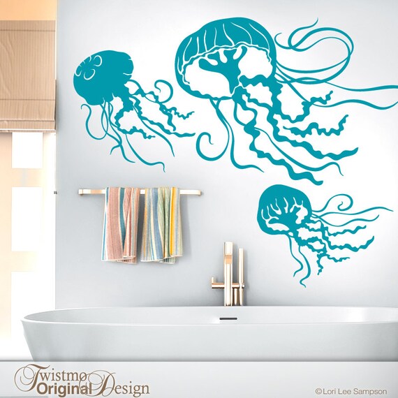 Under the Sea Beach Decor Bathroom Wall Decor Sea Life Wall