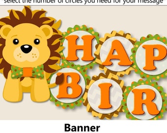 safari for shower baby decorations birthday banner  Etsy Jungle