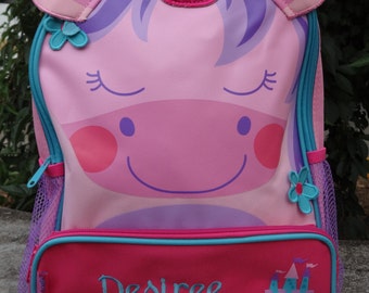 Personalized Stephen Joseph Sidekicks Backpack-UNICORN TODDLER BACKPACK