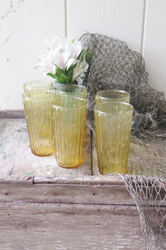 6 Bamboo Glasses