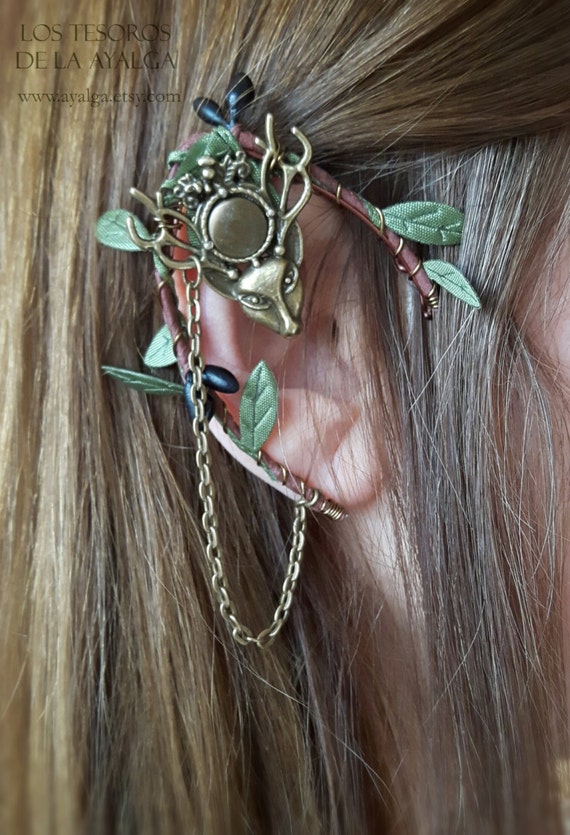 Elven ear cuff elvish earring elven ear elf ear deer