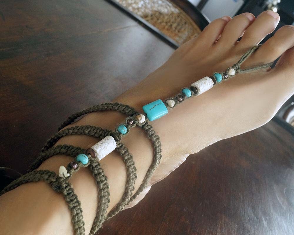 barefoot gladiator sandals