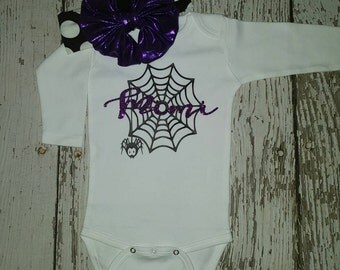 Personalized- My first Halloween outfit- Halloween shirt, Glitter girl shirt, Halloween outfit, Halloween