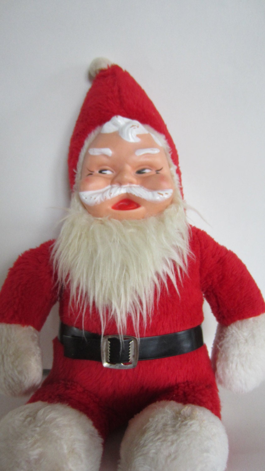 old stuffed santa