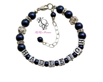 Personalized Baby Bracelet, New Baby Gift, Keepsake Gift, Keepsake Baby Gift, Keepsake Baby Bracelet, Little Girl Bracelet