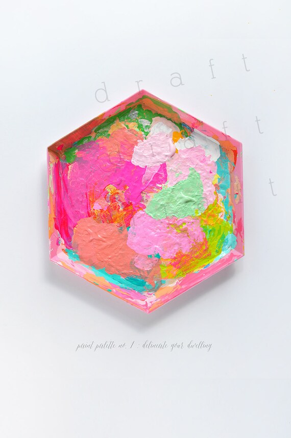 Items similar to Paint Palette No. 1 Photography Print on Etsy