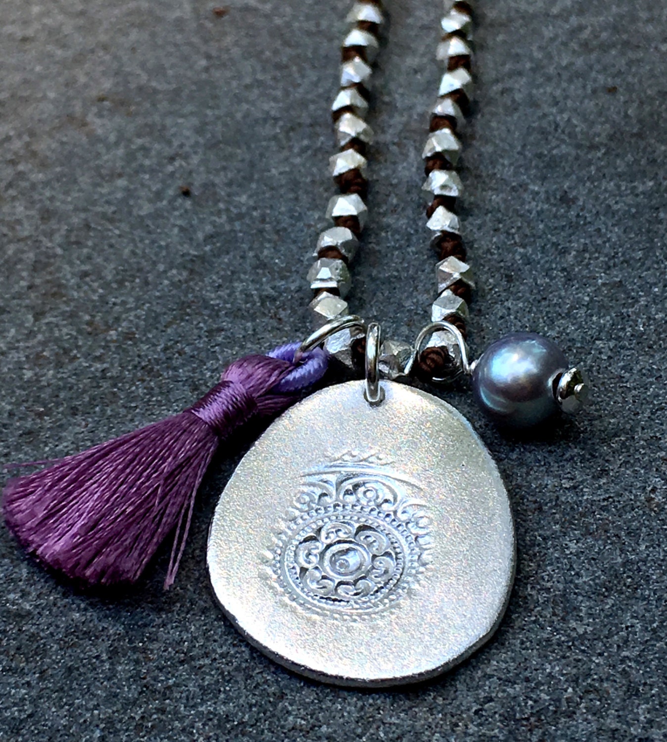 Circles of Life Silver Charm Necklace Jewelry with Meaning