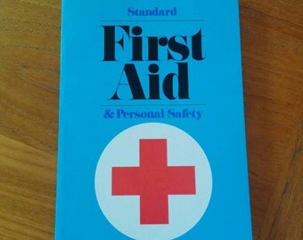 Vintage First Aid Book American Red Cross 1970s
